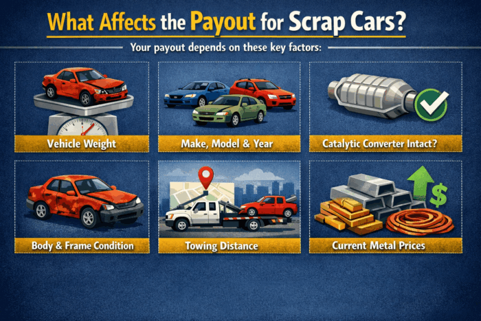 do scrapyards buy cars what affects the payout